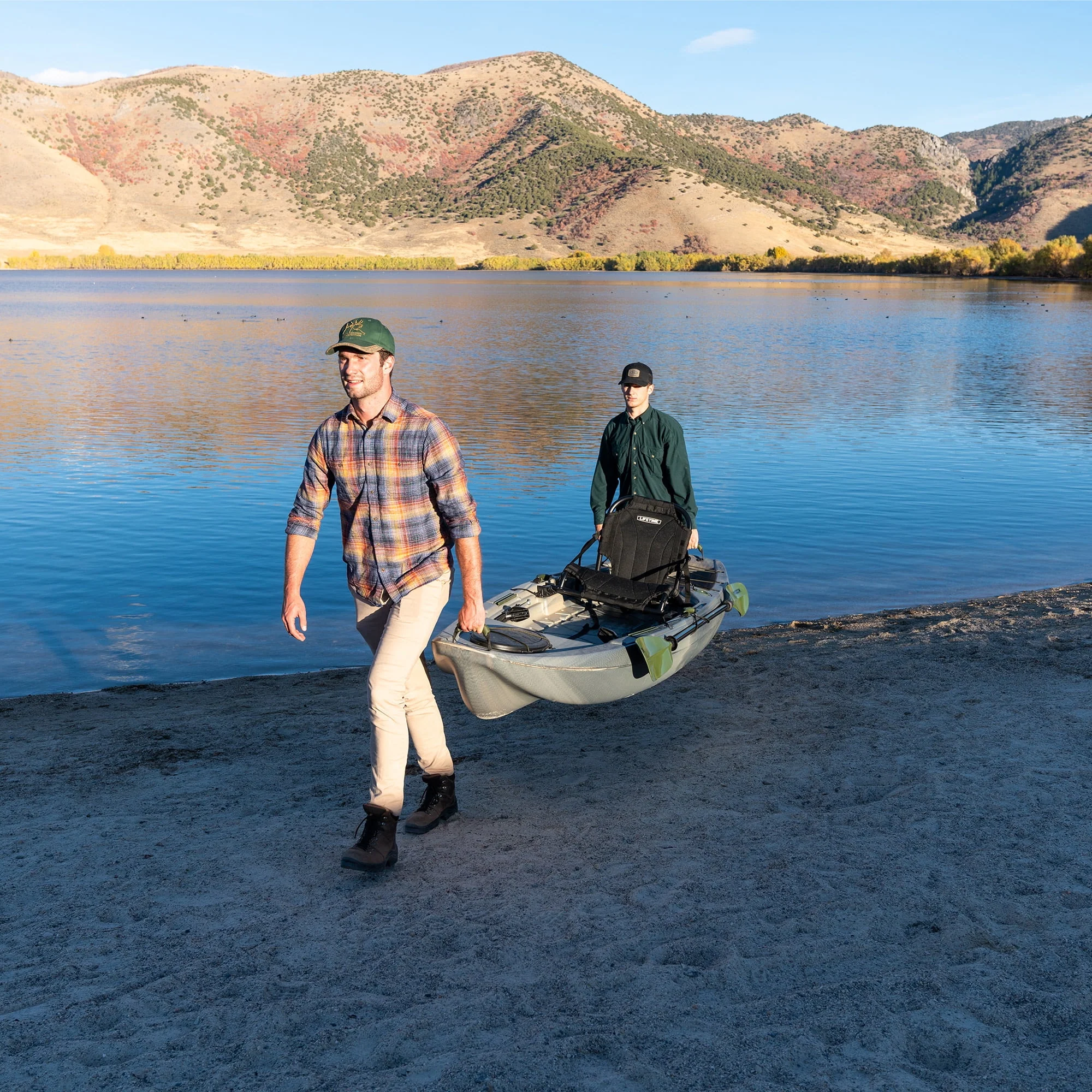 Lifetime Yukon Angler 116 inch Sit-on-Top Fishing Kayak, Lightning Fusion (90846)