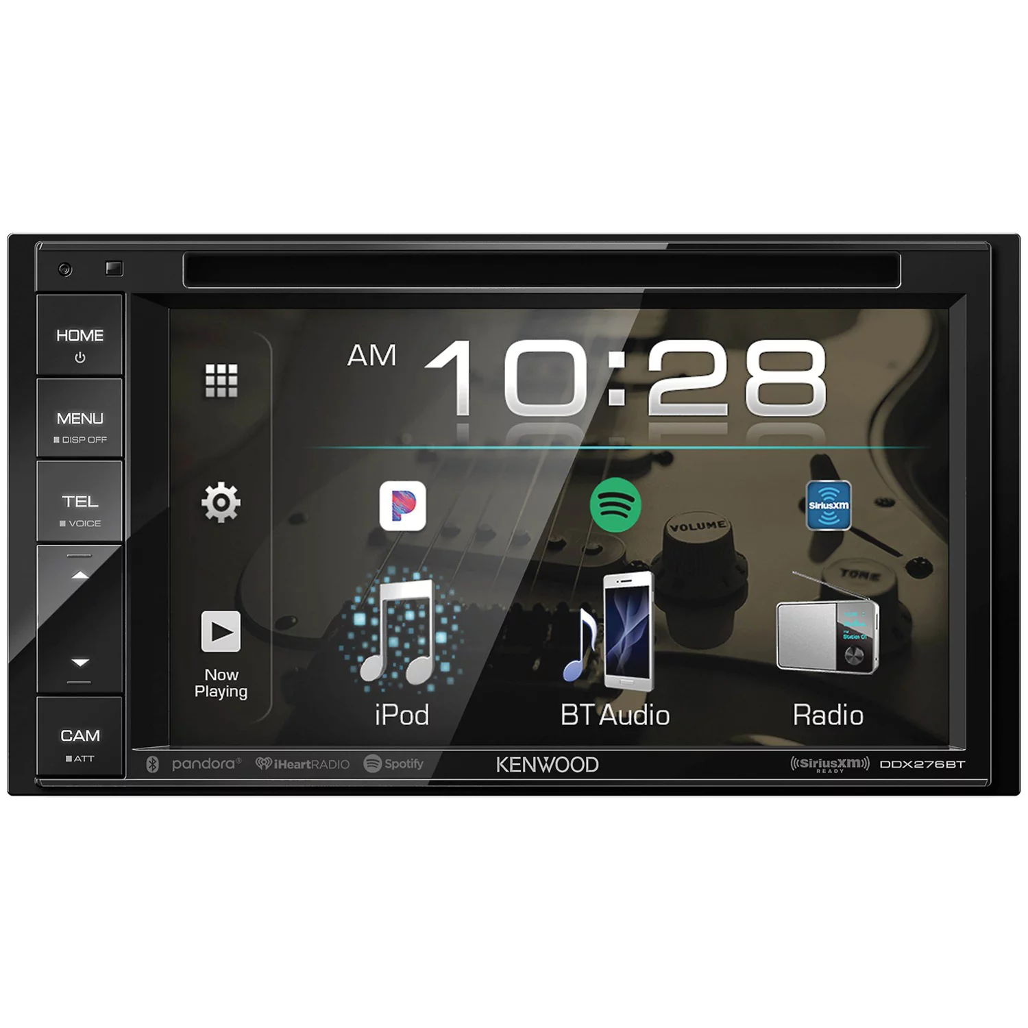 Kenwood DDX276BT 6.2" Double-DIN In-Dash DVD Receiver with Bluetooth and SiriusXM Ready