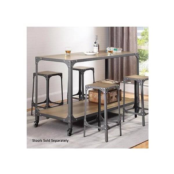 Coaster 102998 Rustic Light Brown Kitchen Island