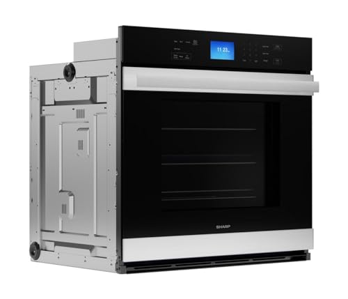 Sharp European Convection Built-In Single Wall Oven Stainless Steel cooking oven