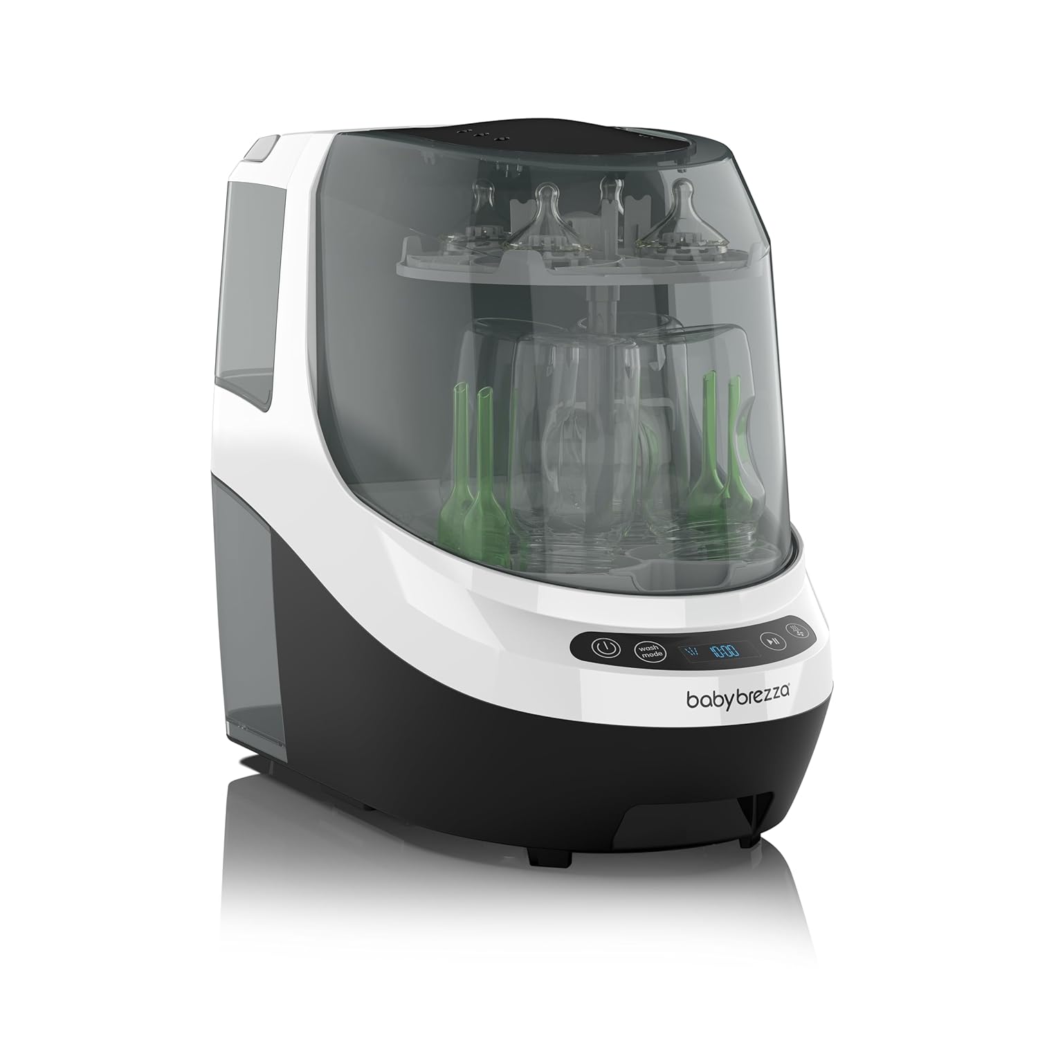 Baby Brezza Bottle Washer Pro - Baby Bottle Washer, Sterilizer + Dryer - All in One Machine Cleans Bottles, Pump Parts, & Sippy Cups