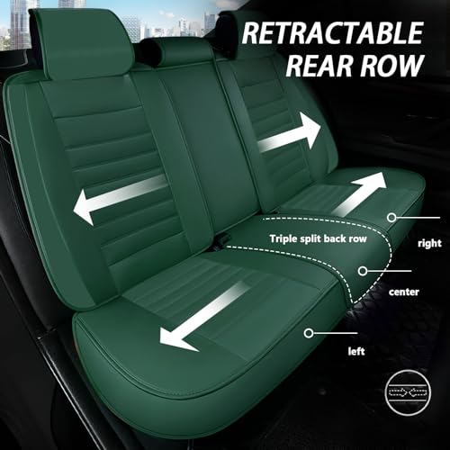 ARAZI 5 Full Set Seat Covers for Hyundai Venue 2020-2024, Premium Breathable Seat Protector Covers