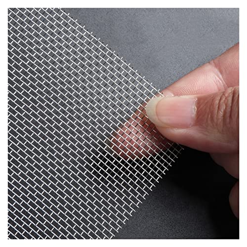 IBOWZ Stainless Steel Woven Wire Mesh 16 Mesh Metal Woven Mesh, Stainless Steel Air Vent Mesh, Filter Screen Sheet Perfect for Cabinet