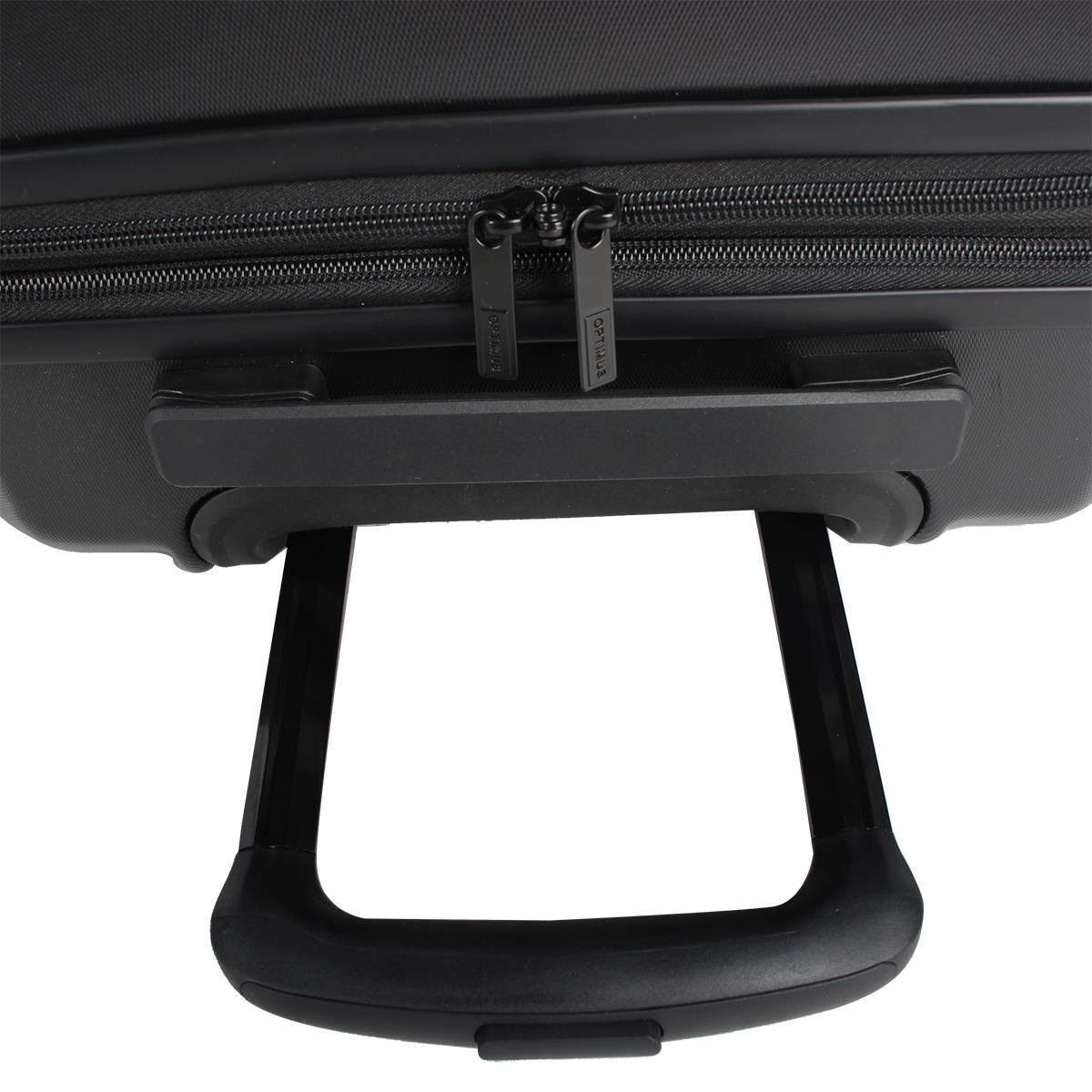 Optimus 28&& Hardside Suitcase - Black, Adult Unisex