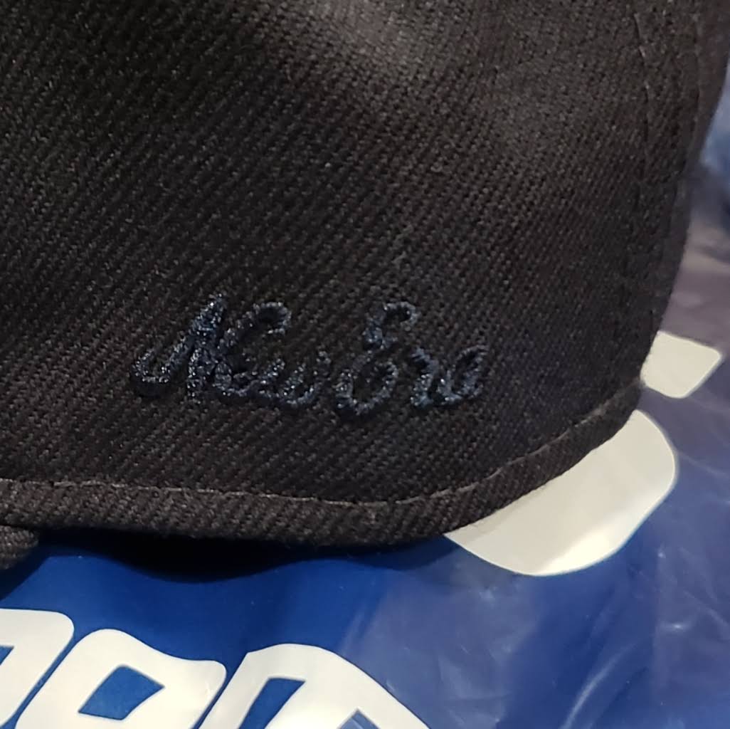 New Era Mens x Fear of God Fitted Cap - Navy/White Size 7 5/8