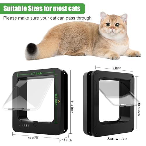 Smart Cat Door for Interior & Exterior