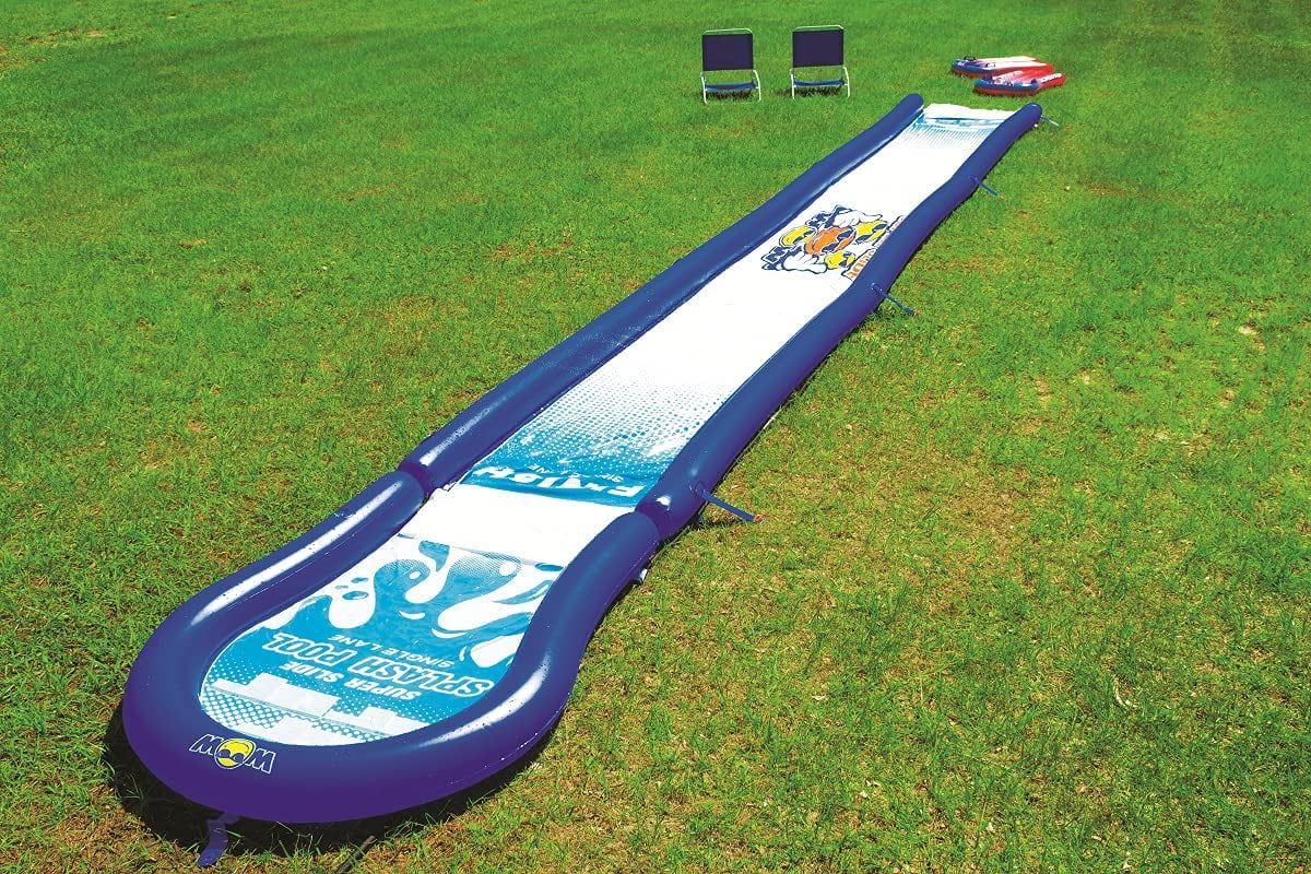 WOW Single Lane Slide with Attached Pool, 25′