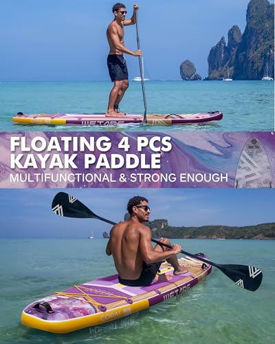 11'6"x35" Inflatable Paddle Board, 450lbs Extra Wide Stand Up Sup Board for Adults