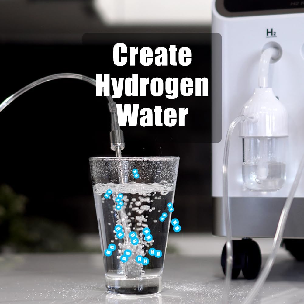 Qlife H2 Respire 1000 Clinical Molecular Pure Hydrogen & OxyHydrogen Browns Gas Inhalation System | Hydrogen Water Generator | German Electrode SPE