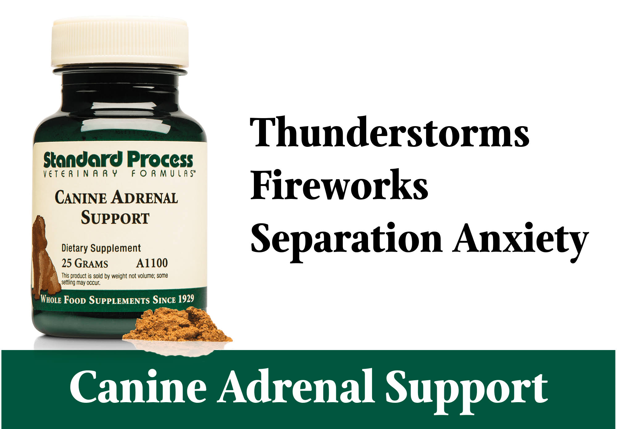 Standard Process Canine Adrenal Support 100 Grams