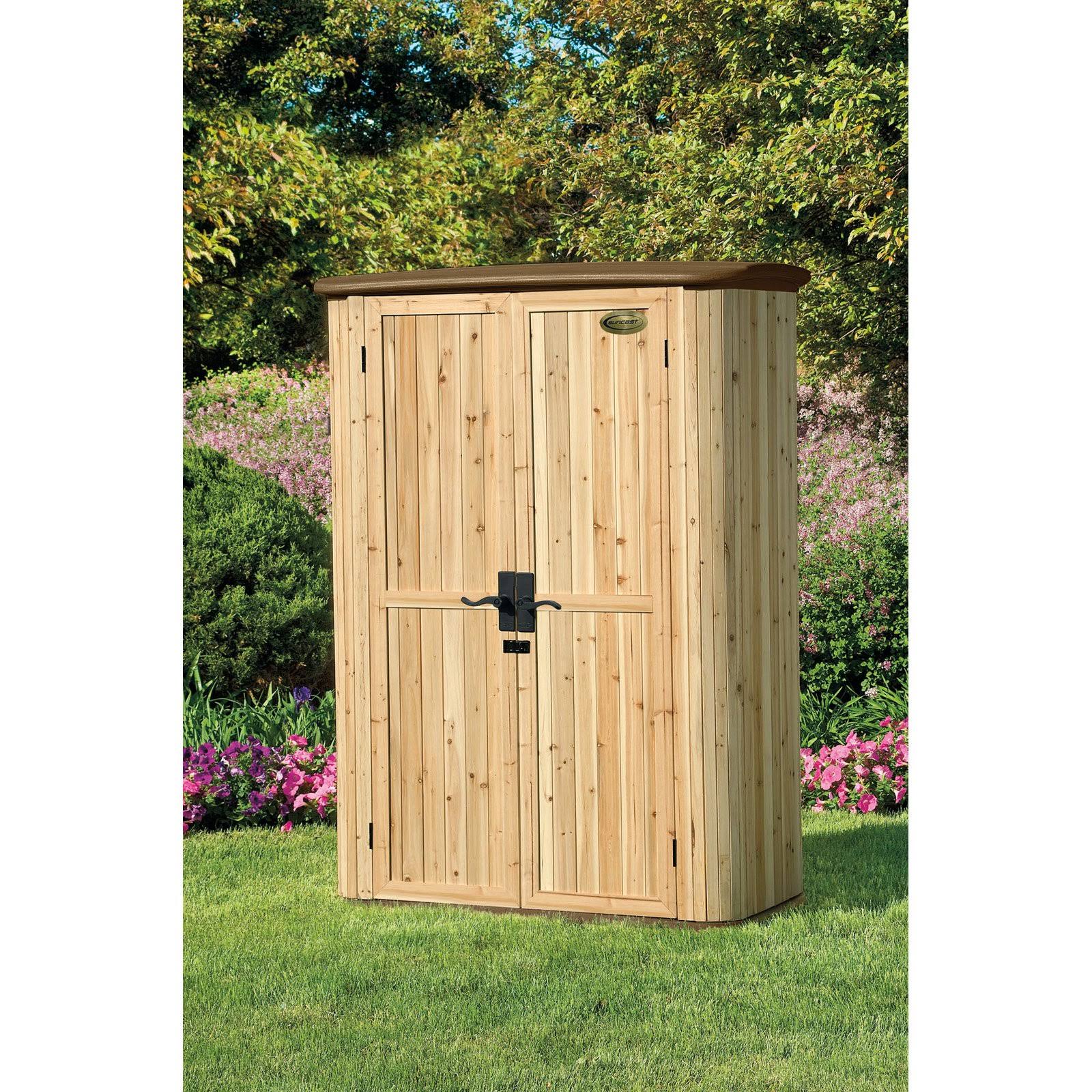 Suncast Wood/Resin Vertical Shed