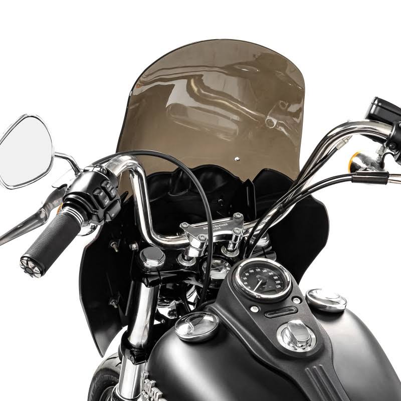 Fairing for Harley Dyna Low Rider / Street Bob Craftride MG5 with Windshield Black-Light Smoke