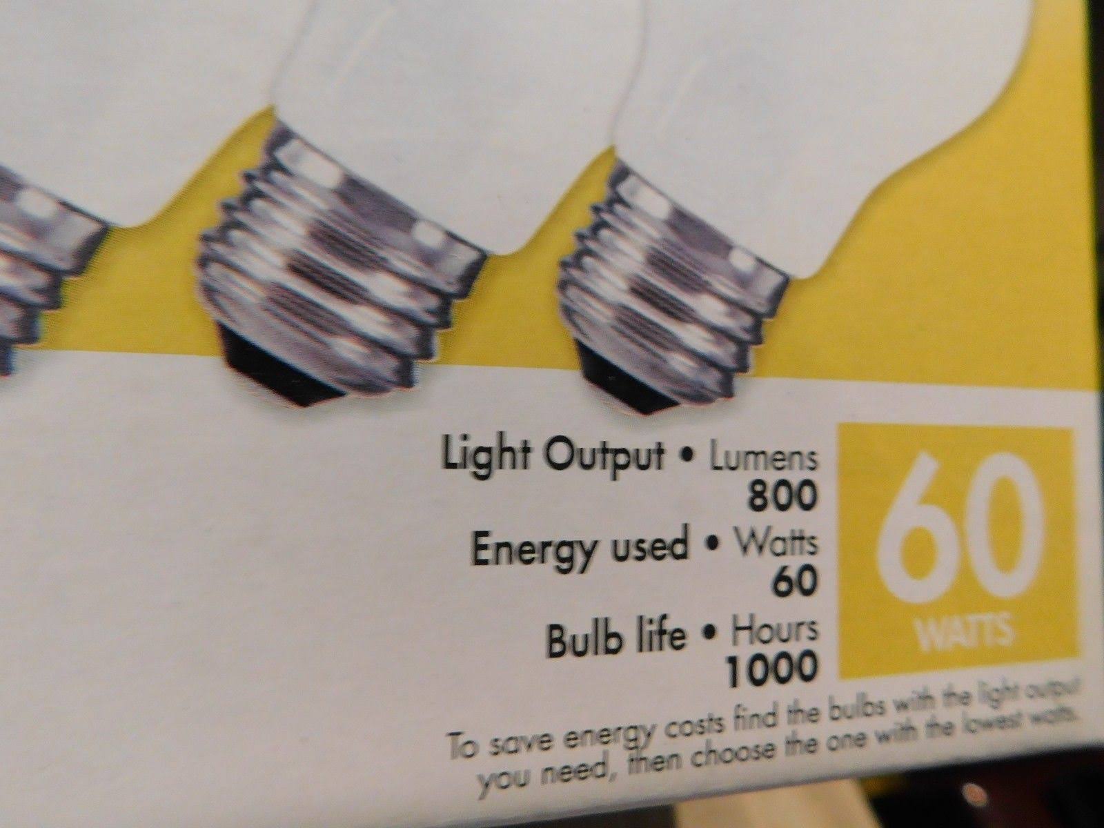 Home Luminaire 12 Pack 60 Watt Soft White Light Bulbs A19 Incandescent