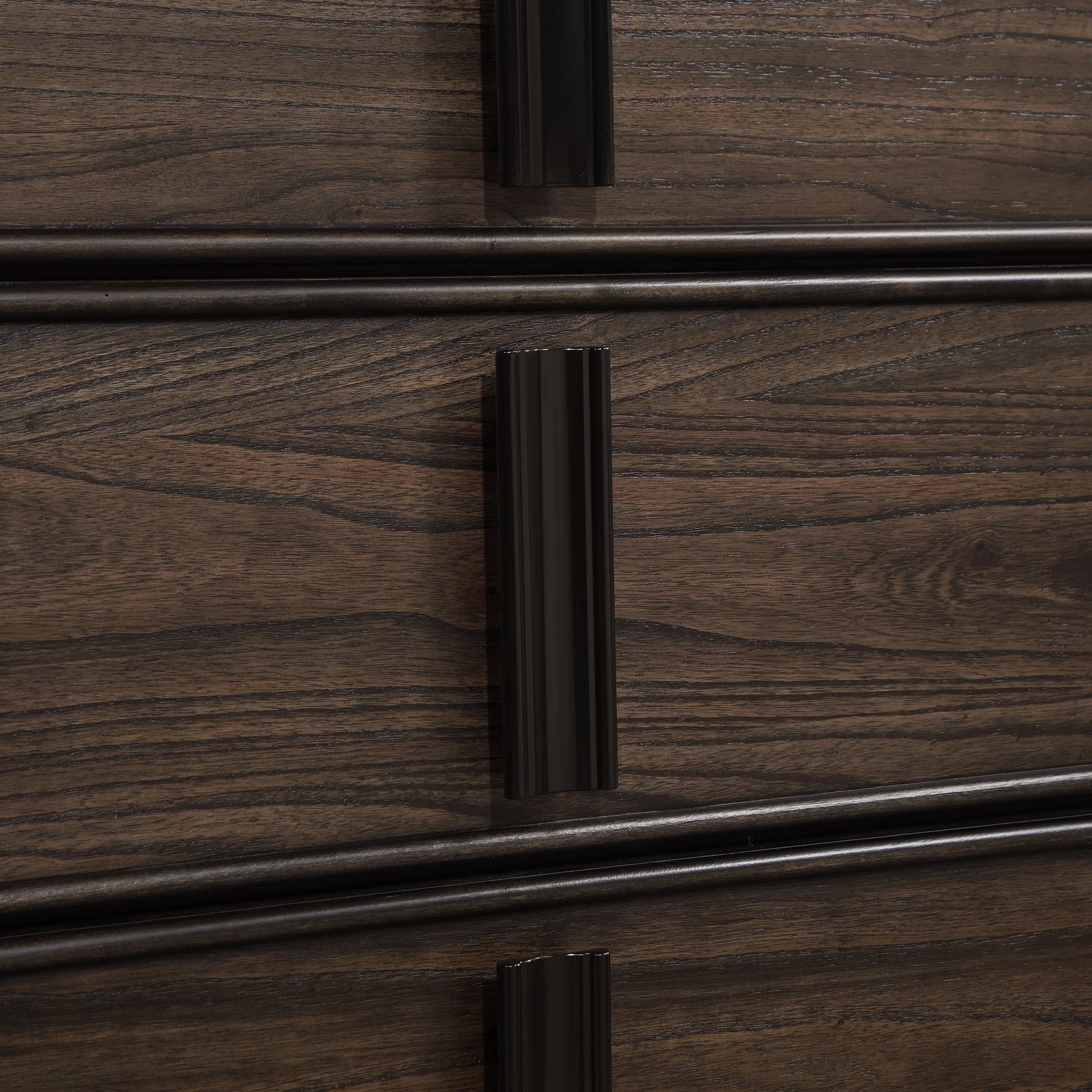 Roundhill Aetheria Contemporary Wood 3-Piece Upholstered Storage Bedroom Set in Dark Brown