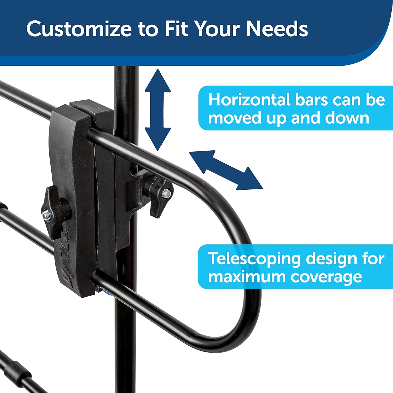 PetSafe Happy Ride Metal Dog Barrier - See-through Tubular Design - Fits Most Cars, Minivans and SUVs - Keep Pets in the Back