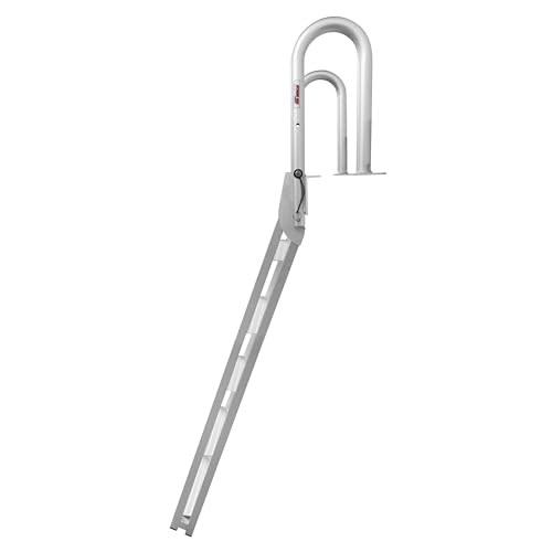 Extreme Max 3005.4239 Slanted Flip-Up Dock Ladder - 5-Step