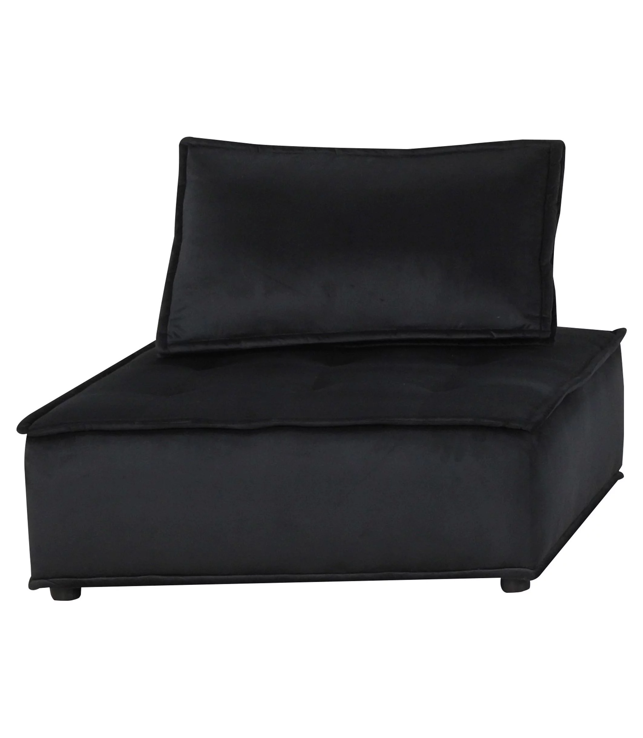 CoSoTower Armless Lounge Chair, Tufted Seat Foam Filled Seats with Pocket Coil Springs