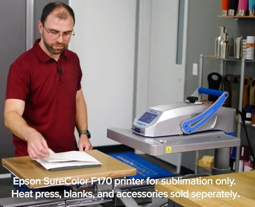 Epson SureColor F170 Dye-Sublimation Printer. Includes Full Set of Ink, User Guide, & AC Power Cable SCF170