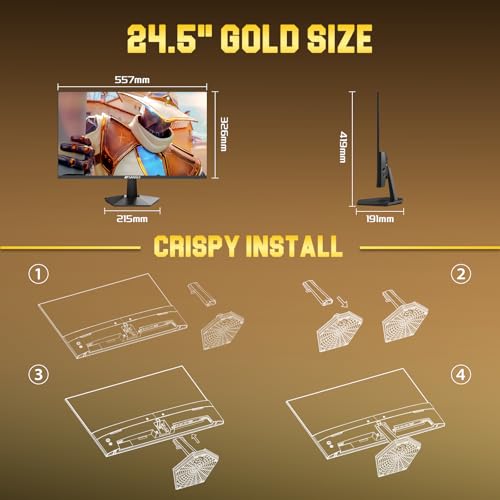 SANSUI 32 Inch Curved 240Hz Gaming Monitor High Refresh Rate, FHD 1080P Gaming PC Monitor HDMI DP1.4, Curved 1500R, 1Ms MPRT, HDR,Metal Stand