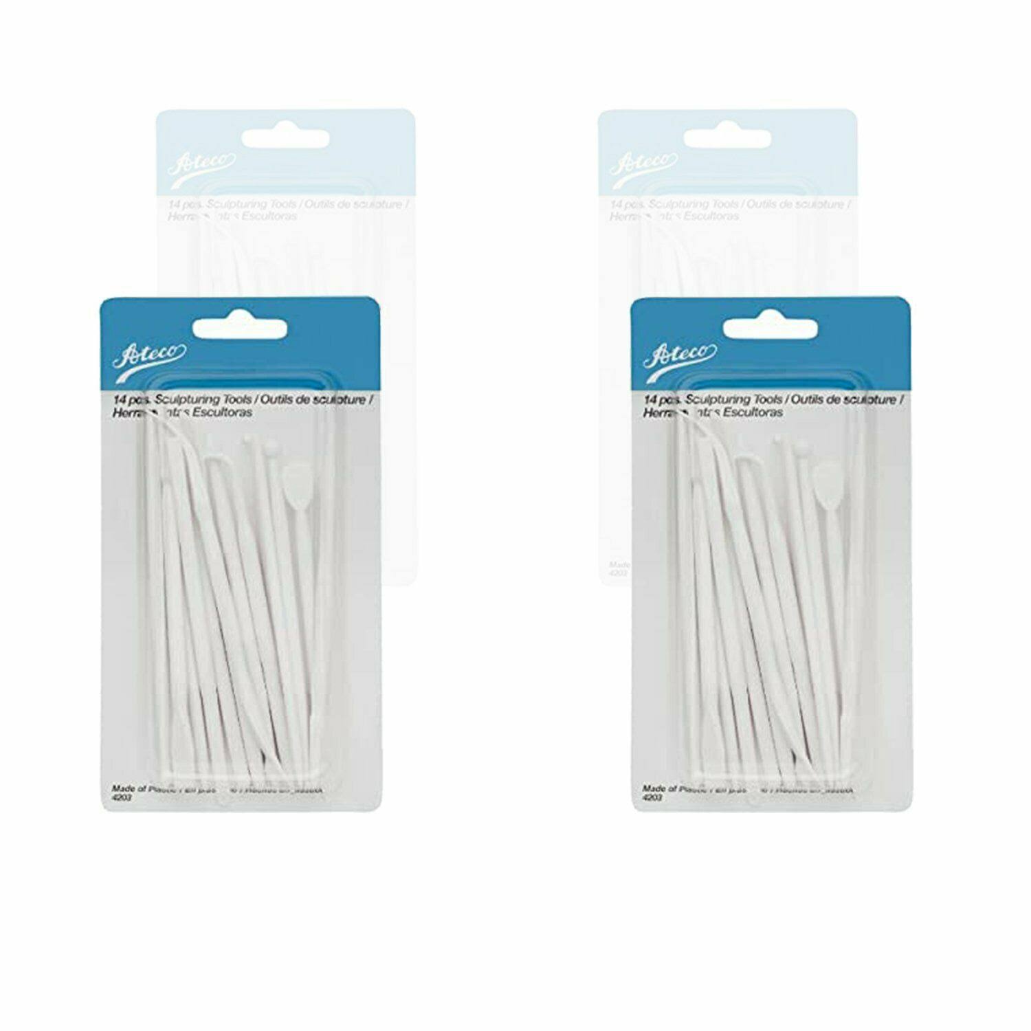 Ateco 4203 Mini Sculpturing Tool Set 14-pc Cake Decorating, Bakeware (12 Packs)