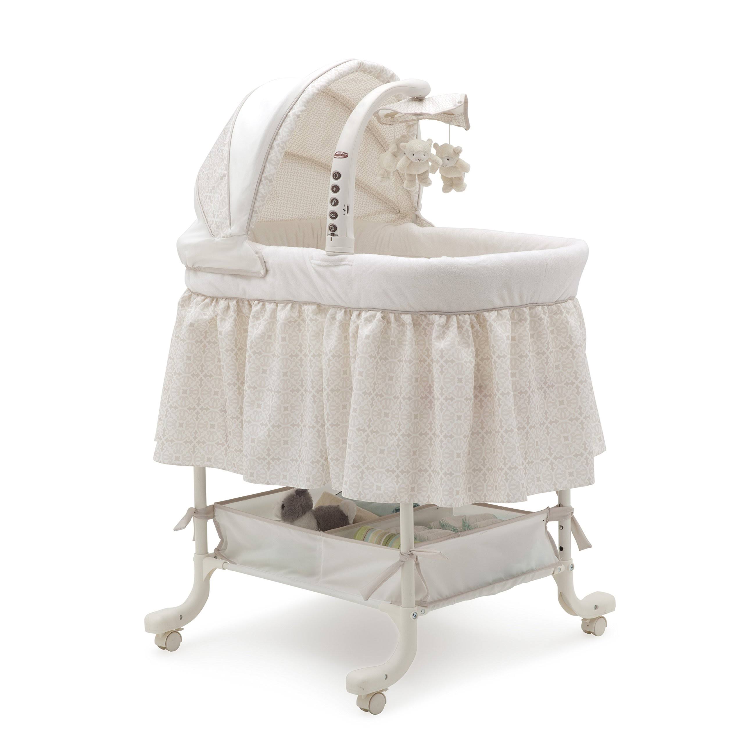 Simmons Kids Deluxe Gliding Bassinet - Sand Castle