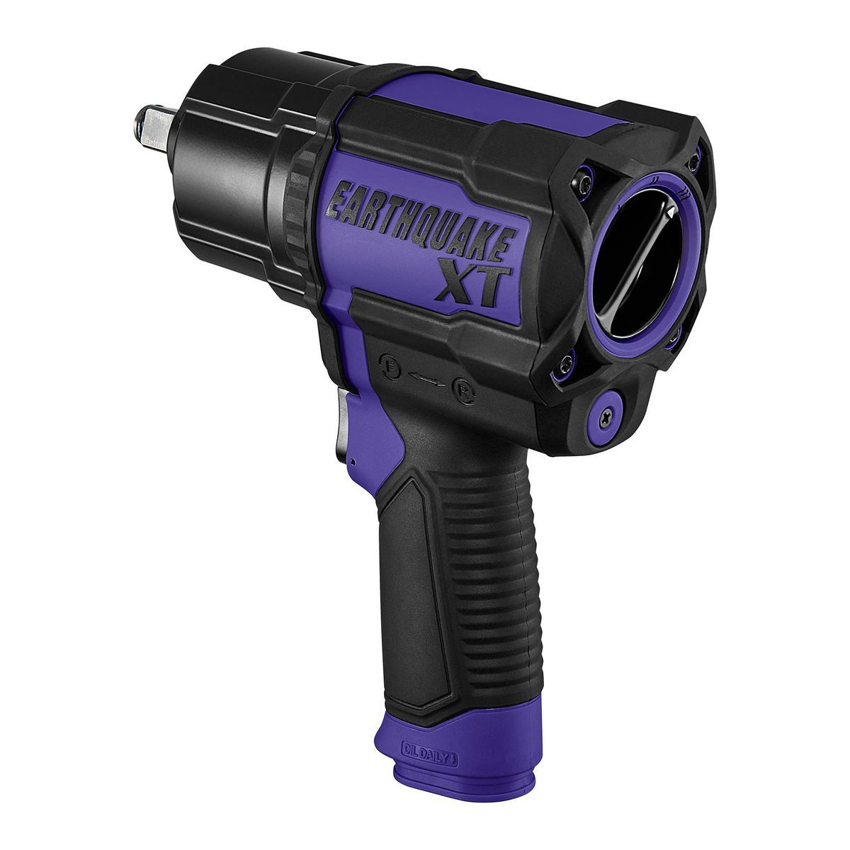 EARTHQUAKE XT 1/2 in. Composite Air Impact Wrench, Twin Hammer, 1200 ft-lbs, Purple