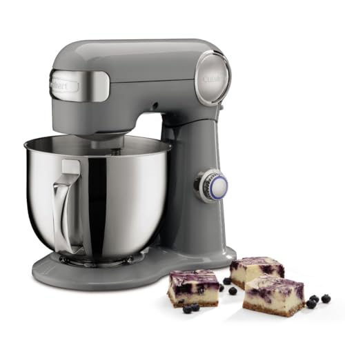 Cuisinart SMD-50BC Precision Pro 5.5-Quart Digital Stand Mixer With 12-Speeds, 3 Preprogrammed Food Prep Settings, Mixing Bowl, Whisk