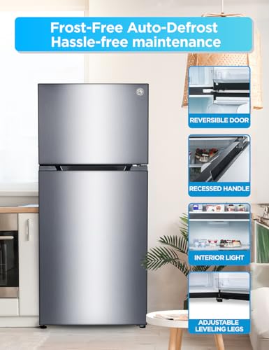 Commercial Cool 11.1 Cu. Ft. Convertible Freezer Refrigerator, Upright Fridge with Glass Shelves, Reversible Door, ENERGY STAR rated, Auto Defrost