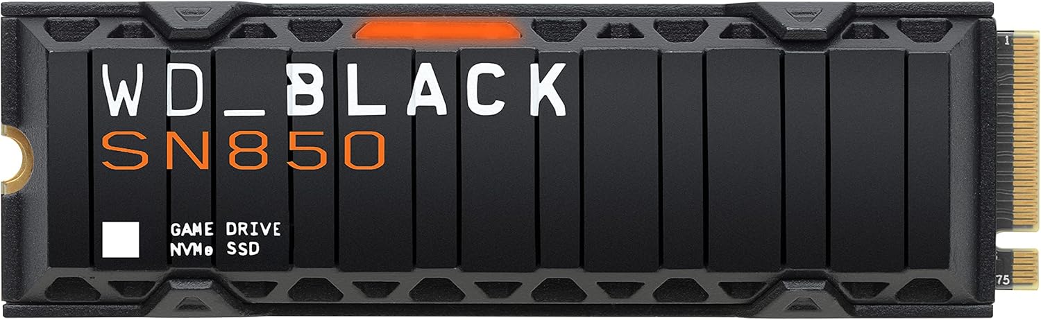 WD_BLACK 2TB SN850 NVMe Internal Gaming SSD Solid State Drive - Gen4 PCIe, M.2 2280, 3D NAND, Up to 7,000 MB/s - WDS200T1X0E