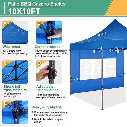 COBIZI 13x26 Pop Up Tent 13x26 Canopy with Sidewalls Heavy Duty Canopy Party Tent for Parties