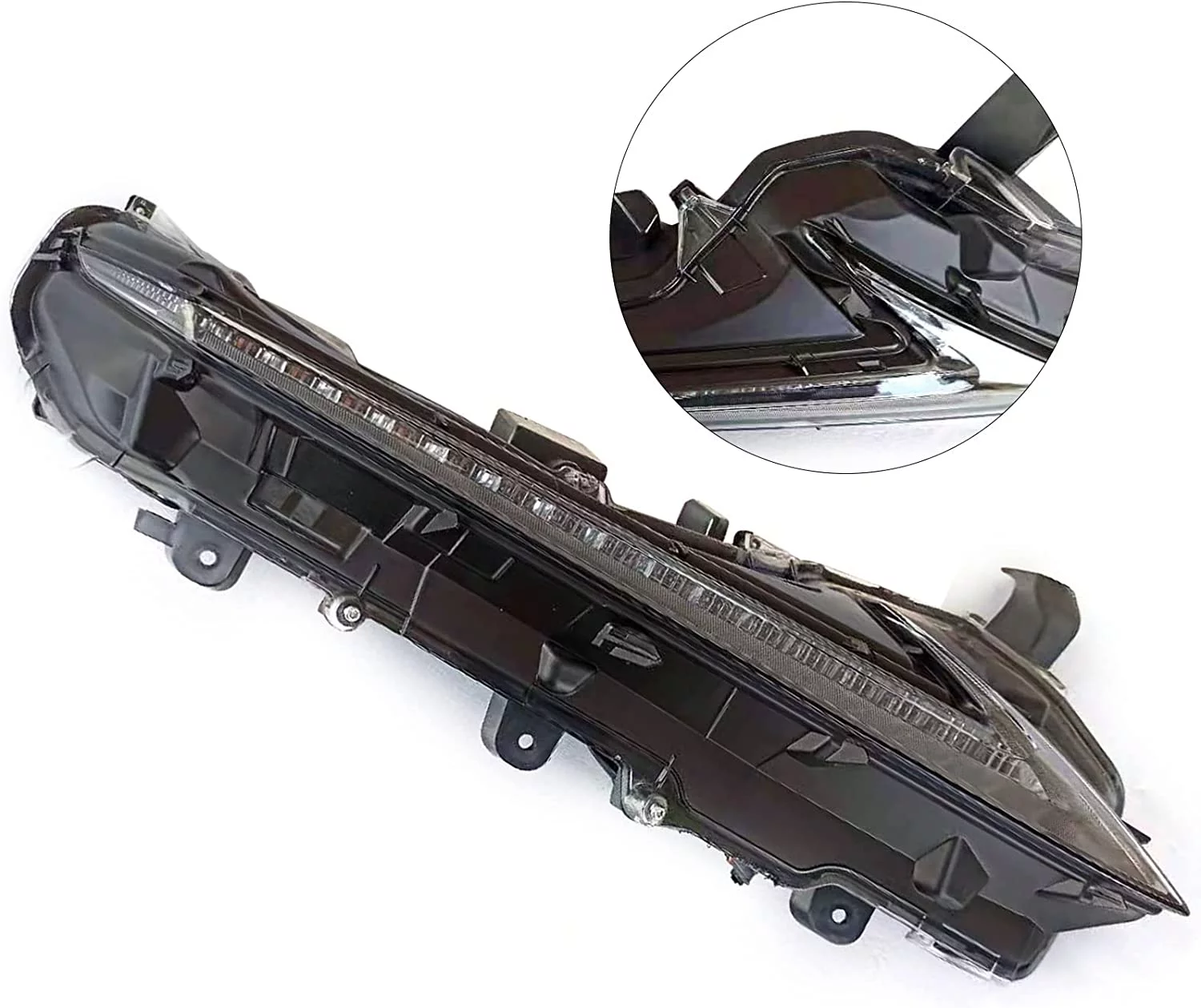 LED Headlight Daytime Running Light DRL Assembly For 2015 2016 2017 2018 2019 2020 LX NX200t/300/300h Driver and Passenger Side Lamps Replacement