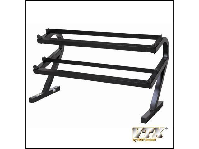 VTX by Troy Barbell Deluxe 2 Tier Dumbbell Rack