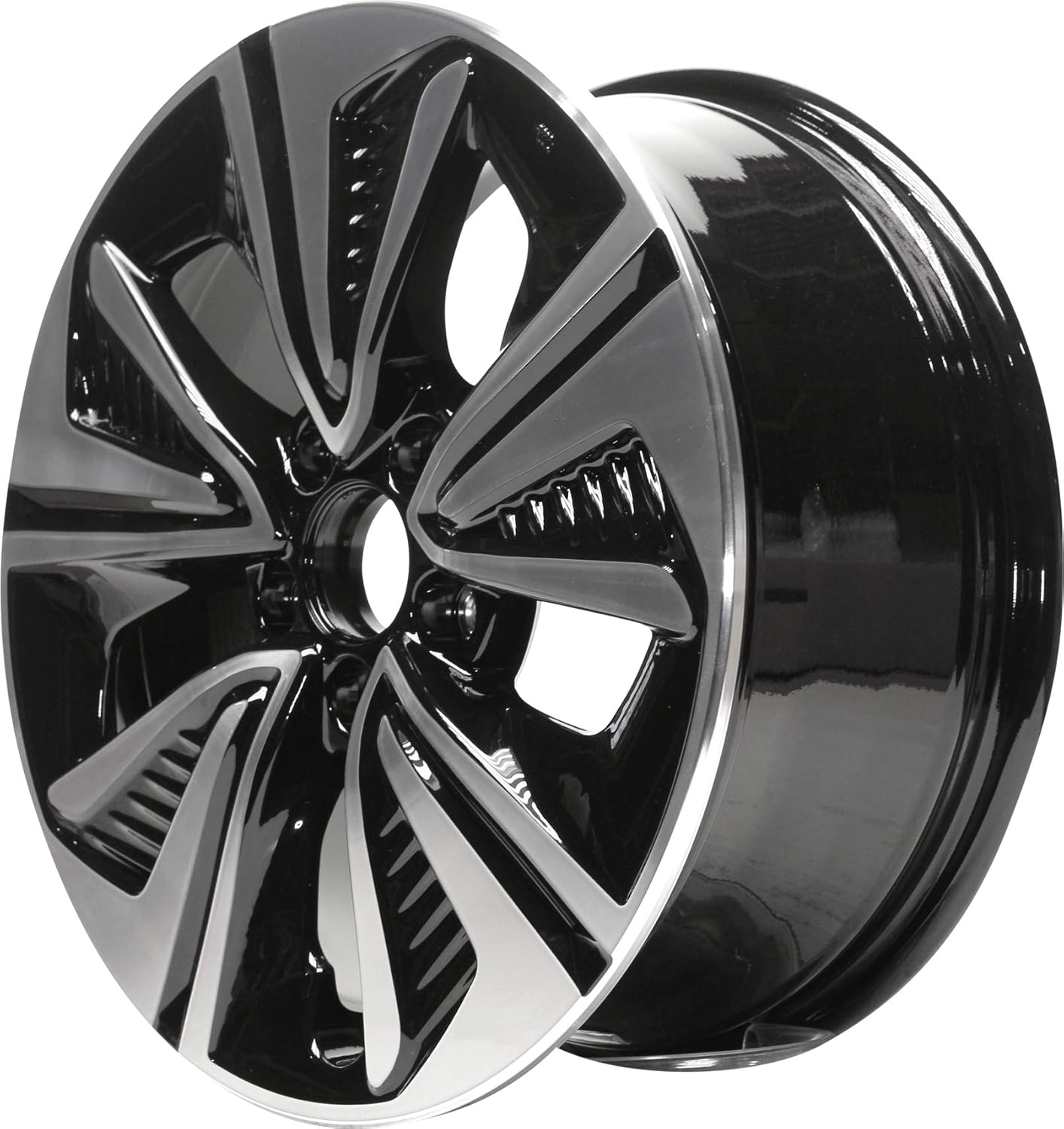 Partsynergy Replacement For New 17 inch Aluminum Wheel Rim Fits 2016-2019 Honda Civic 5 Lug 114.3mm 5 Spokes 17x7 inch