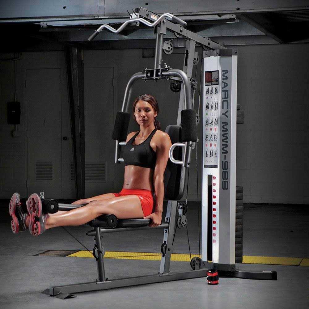 Marcy MWM-988 Pro Full Body Home Gym 150lb Adjustable Weight Workout Machine - Sports Supplies Online Store