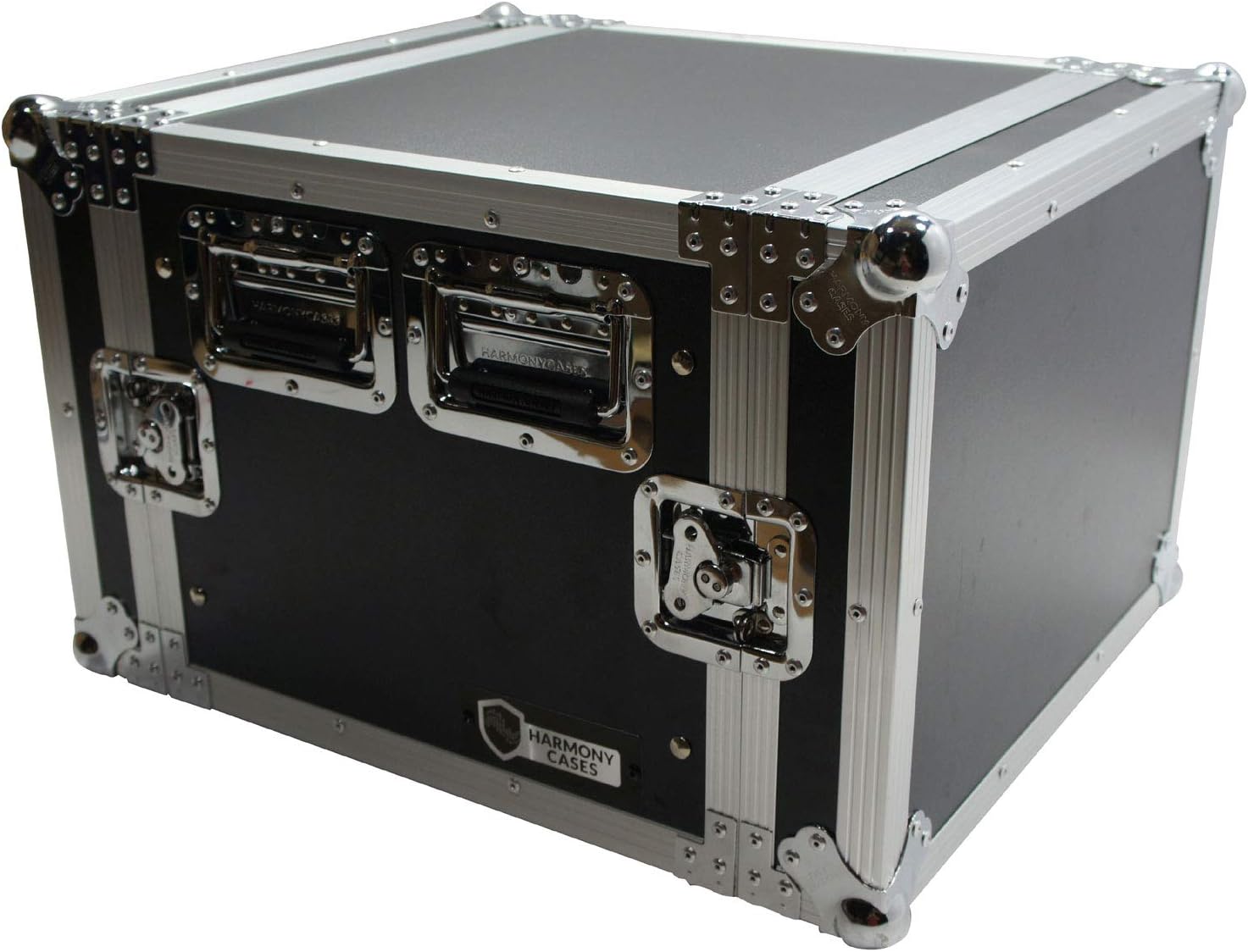 Harmony Cases HC6UAD DJ Flight Amp 6U Rack Space Road Travel Amplifier Case