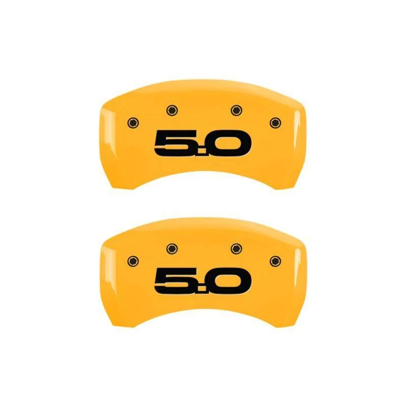 MGP Caliper Cover 10200SMB2BK 15- Mustang Caliper Covers Black