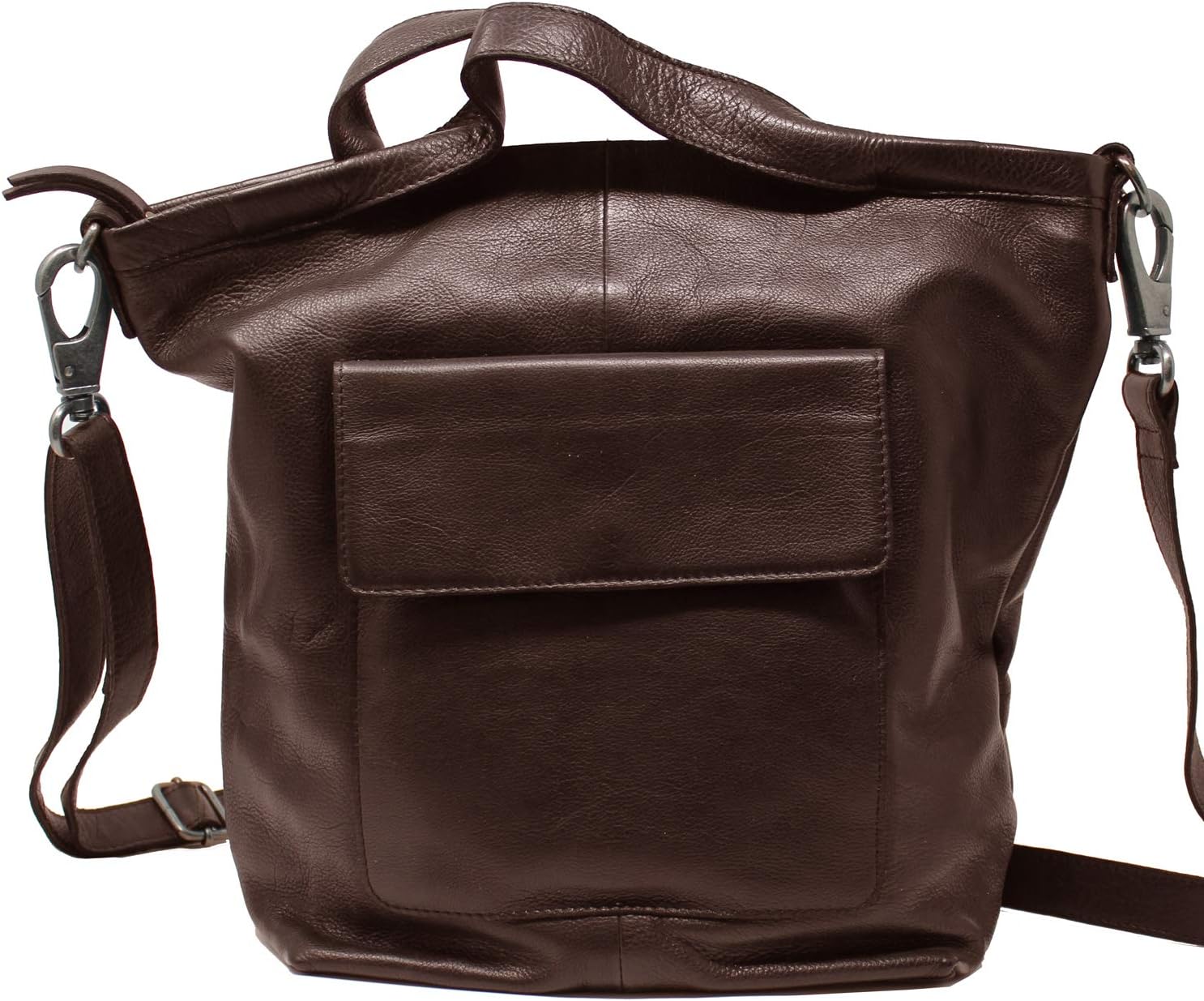 Latico Leathers Bianca Leather Tote Bag for Women (Brown) - Made From 100% Authentic Leather Handcrafted by Artisans
