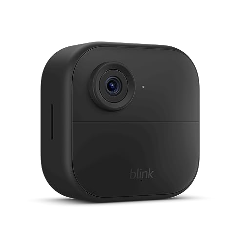 Blink Outdoor 4 (newest model), Wire-free smart security camera, two-year battery life, two-way audio, HD live view, enhanced motion detection
