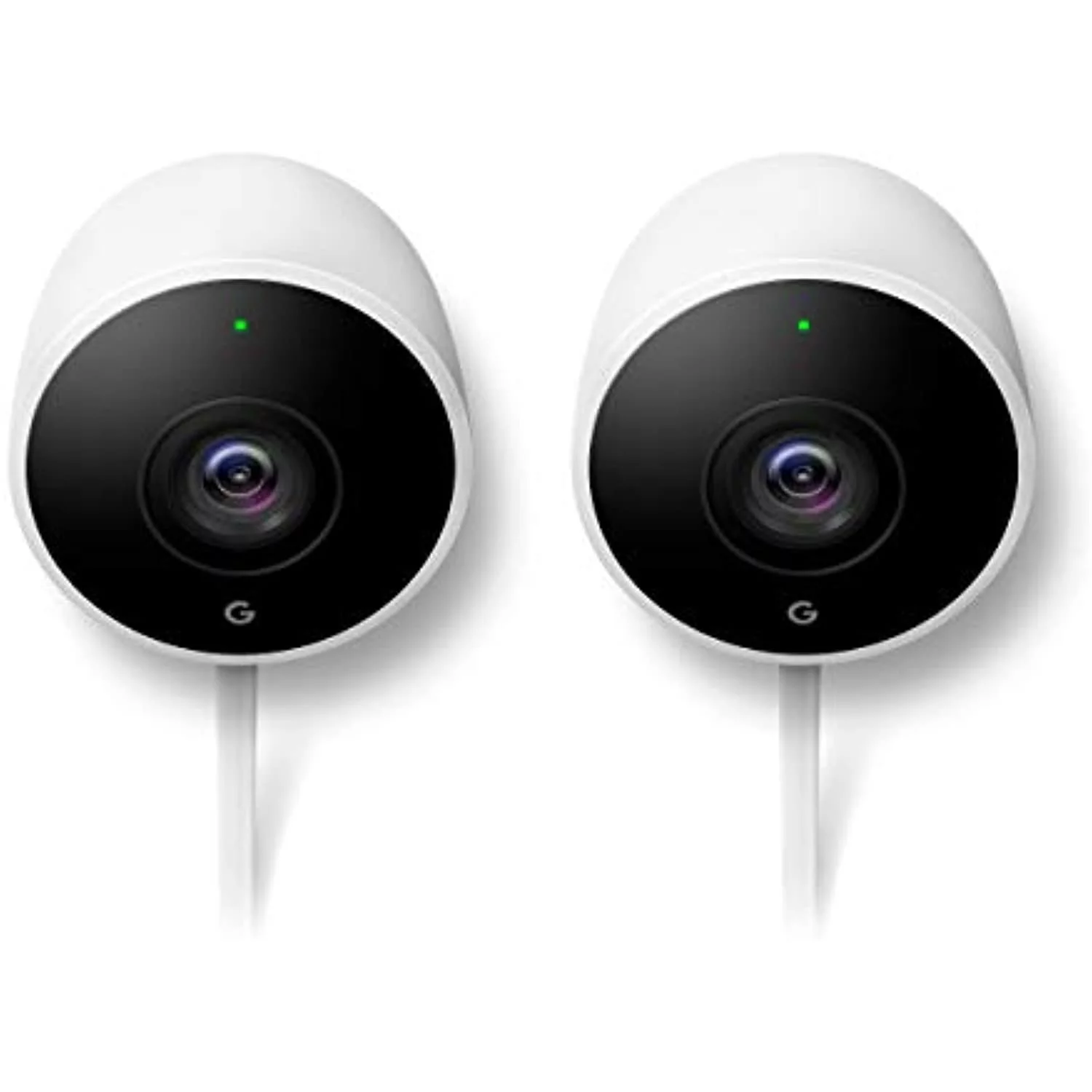 Google Nest Cam Outdoor 2-Pack - 1st Generation - Weatherproof Outdoor Camera - Surveillance Camera with Night Vision - Control with Your Phone