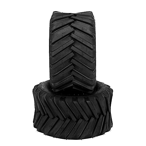 TUFFIOM Set of 2 Lawn Mower Tires 24x12.00-12 6PR Turf Tire for Garden Tractor Riding Lawnmower, Tubeless