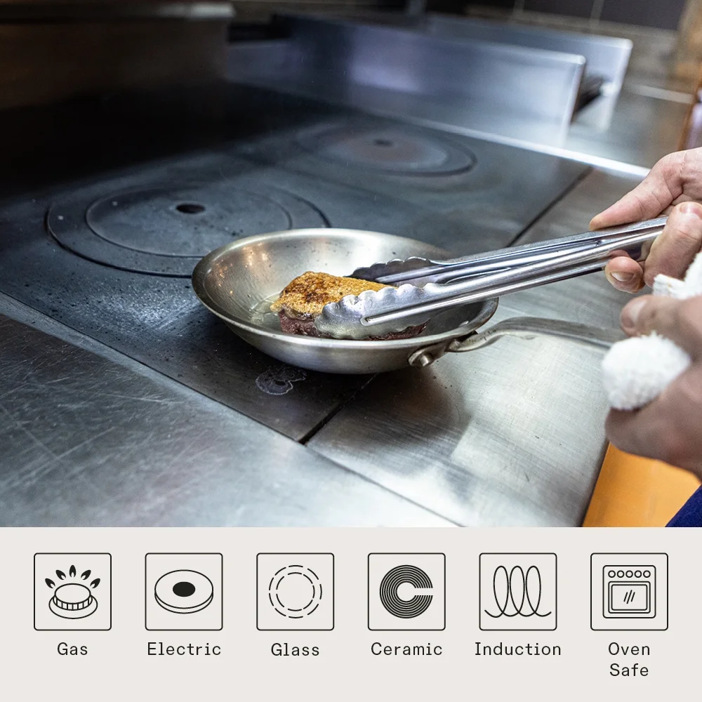 Made In Cookware - 8-inch Stainless Steel Frying Pan - 5 Ply Stainless Clad