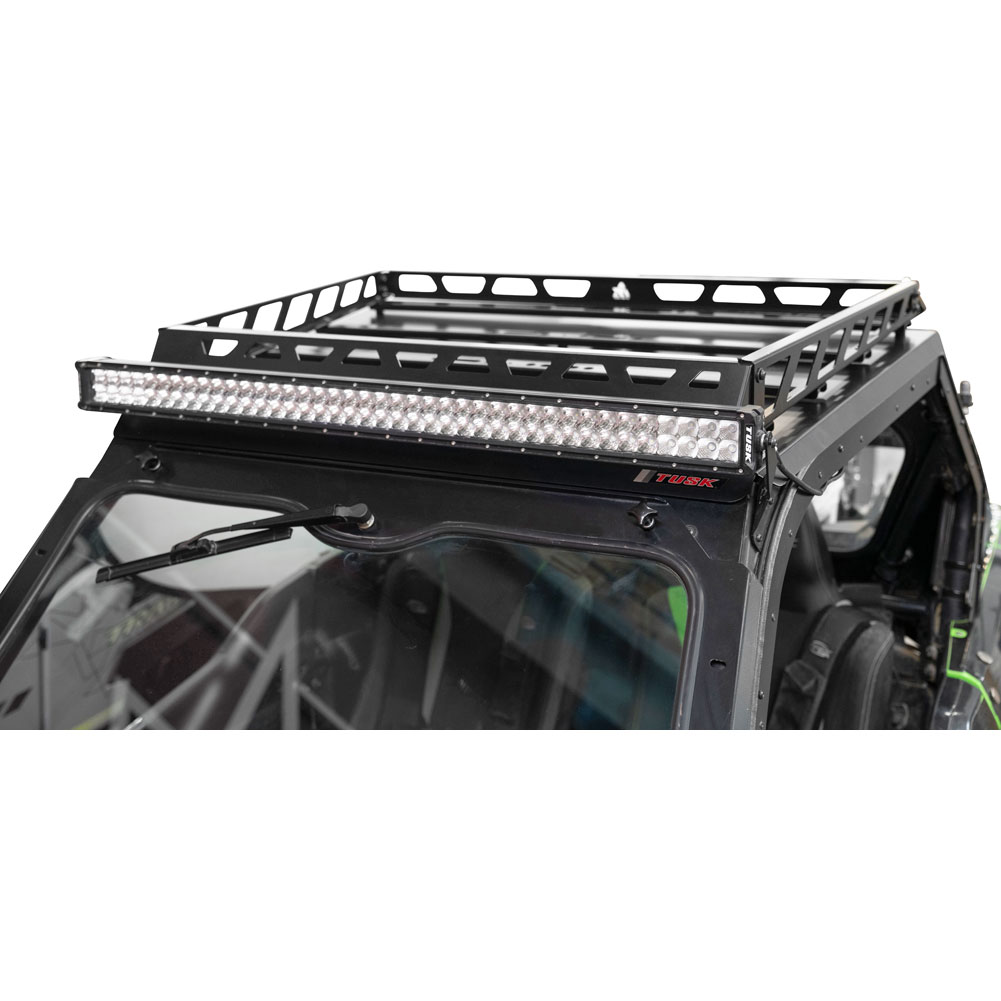 Tusk UTV Adventure Roof Rack Rack w/ Profile Roof and V2 40" LT. Bar For Kawasaki Teryx KRX 1000 2020-2022