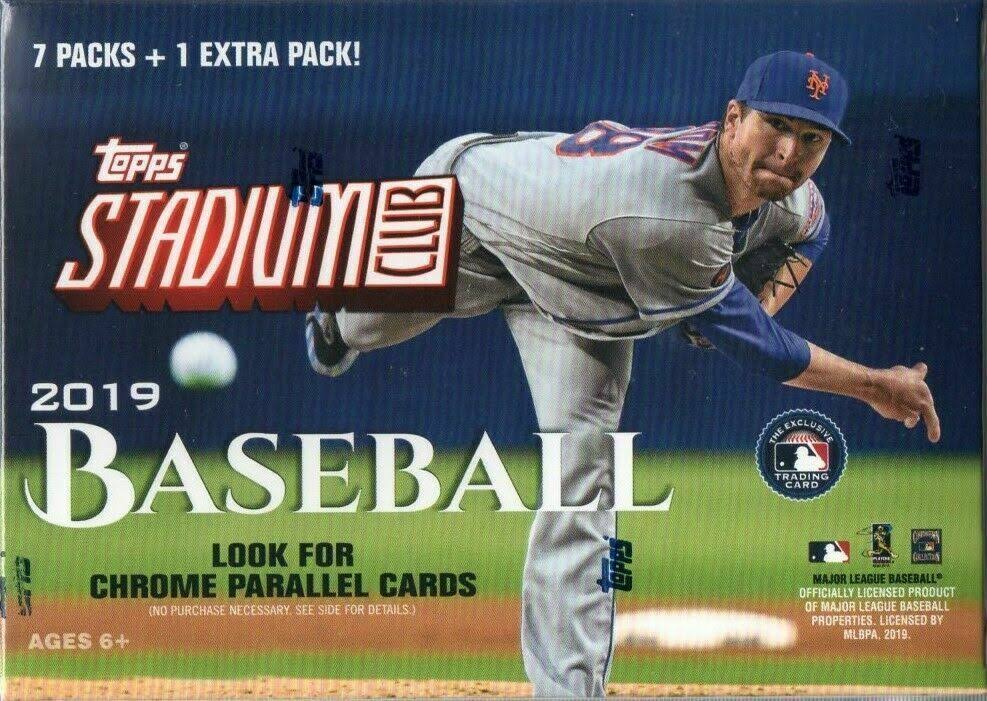 Topps 2019 Stadium Club Baseball Blaster Box (8 Packs/5 Cards)