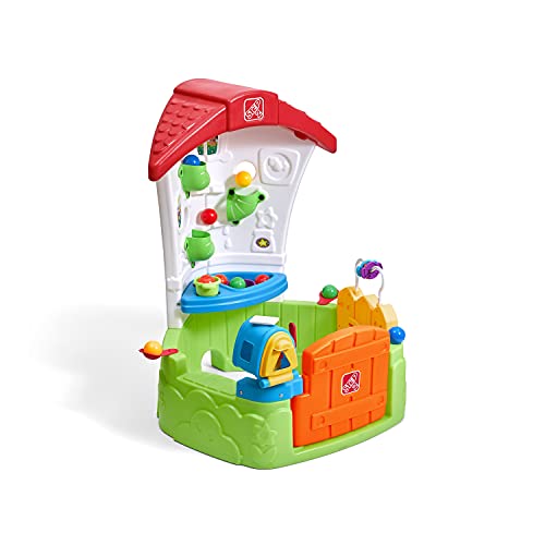 Step2 Toddler Corner House, Kids Playhouse, Indoor/Outdoor Playset, Play Gym with Kitchenette, Includes 15 Piece Toy Accessories