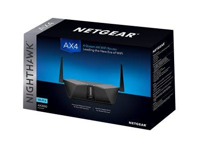 Netgear RAX40-100CNS Nighthawk AX4 4-Stream AX3000 Wi-Fi 6 Router