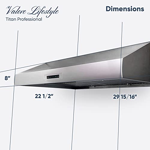 West Wind Slim Pro Style Under -Cabinet Range Hood in Stainless Steel