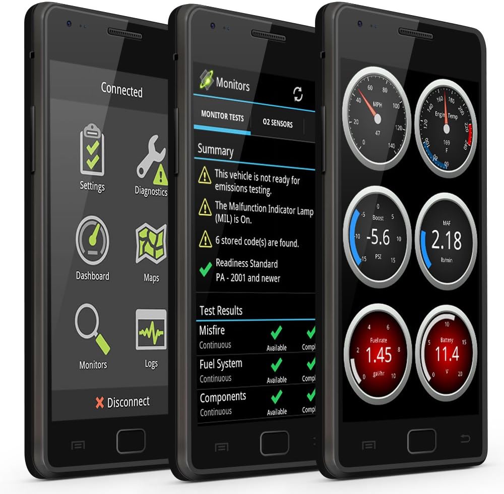 OBDLink LX OBD2 Bluetooth Scanner for Android and Windows