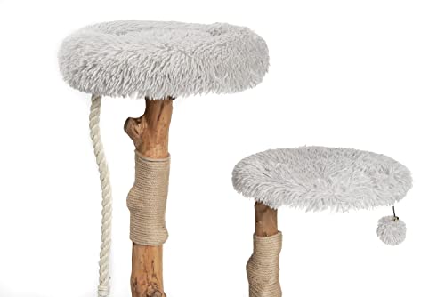 MAU Modern Cat Tower - Wooden Cat Scratching Tree & Condo - Luxury Collection - Cat Lovers Gift