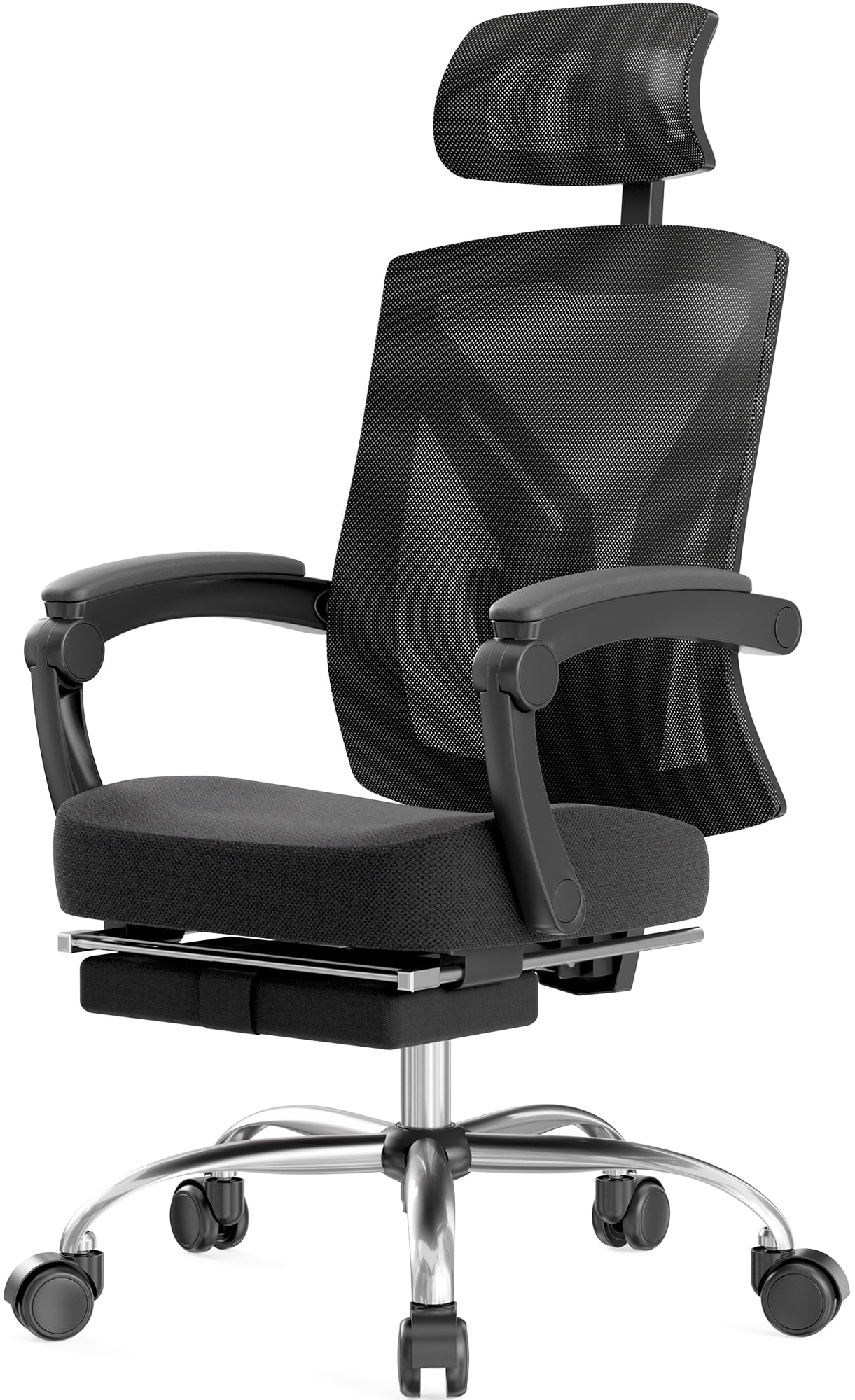 Hbada Ergonomic Office Recliner Chair - High-Back Desk Chair Racing Style with Lumbar Support - Height Adjustable Seat