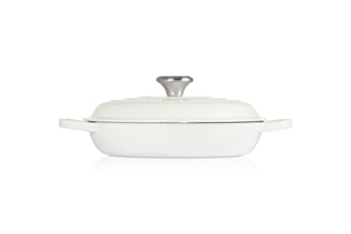 Le Creuset Enameled Cast Iron Signature Braiser, 3.5 qt., Marseille
